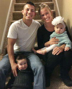 Deanna Betterman of Colorado Springs, Colo., tries to strike a balance between her athletic pursuits and her family, above: her husband, Joe Betterman, their 3-year-old son, Mason, left, and their daughter, Madison, who is 18 months old.