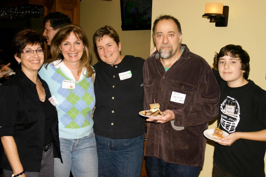 MaryAnn Molloy of Healthy Body Fit Mind, Catie Fairbanks-Cliffe of Chiropractic Healing Arts and residents Katie Merrow, Jim Merrow and Kevan Merrow.