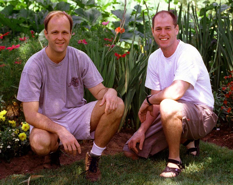 Chefs Clark Frasier, left, and Mark Gaier of Arrows in Ogunquit. Herb Swanson