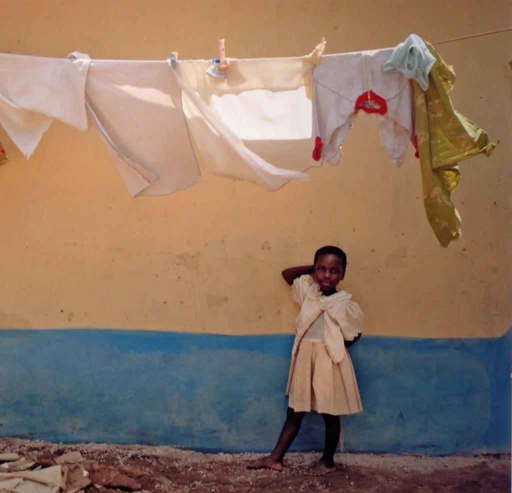 Nancy Grace Horton's photograph of a young girl, from “Ghana: An African Portrait Revisited," at Edward T. Pollack Fine Arts in Portland, in collaboration with the Addison Woolley Gallery in Portland.