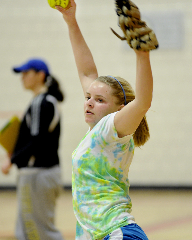 Scarborough’s Dominique Burnham says the 43-foot distance “gives more time for the ball to break. So I’m working on my spins. You’ve got to get them really tight.’’