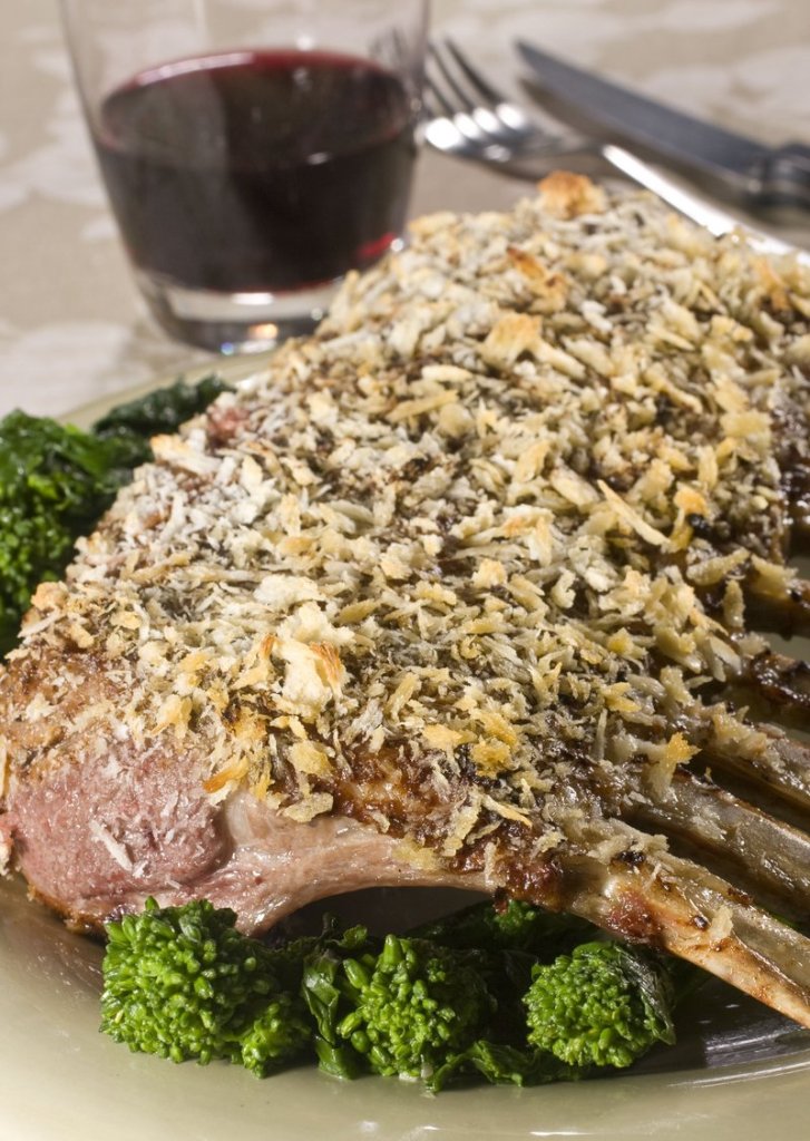 Japanese-influenced rack of lamb from Marcus Samuelsson, left, makes an interesting variation on the traditional Easter feast.