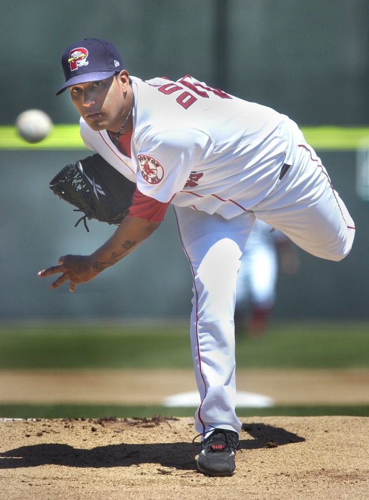 Felix Doubront had a good but not great year with the Sea Dogs last season, so the Red Sox have sent him back for another shot.
