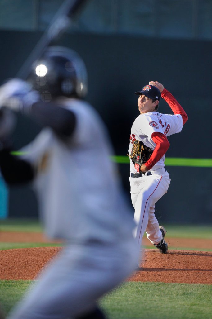 Kyle Weiland had a strong start Thursday night for the Portland Sea Dogs in a 4-2, 11-inning loss to the Trenton Thunder. Weiland allowed two runs in five innings, striking out six.