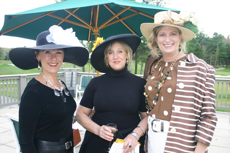 Mary Harbison of Portland, Jane Harmon of South Portland, and Susan Schraft of Falmouth.Photos by Avery Yale Kamila