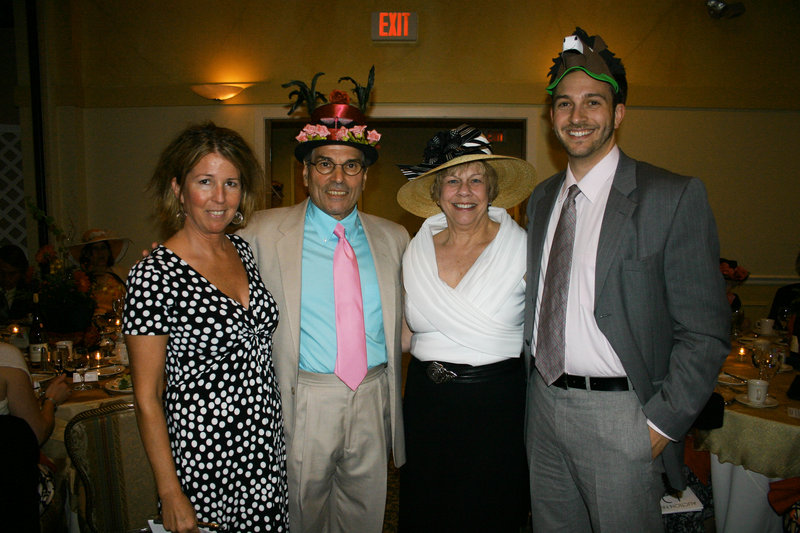 Elizabeth Nash, Maine Historical Society's marketing manager, Richard D'Abate, the society's executive director, Aynne Doil, chair of the event committee, and Ryan Doil, who served on the planning committee.