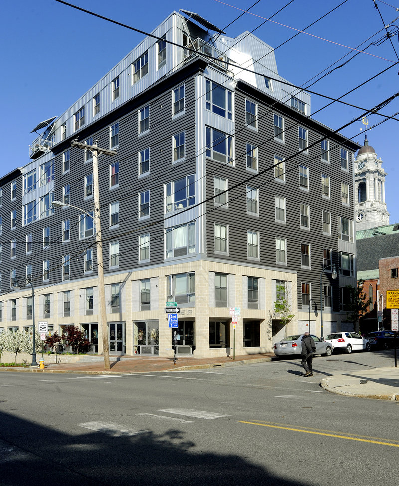 The Chestnut Street Lofts building in Portland