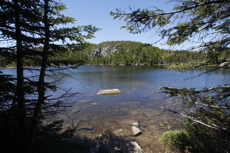 The Horns Pond on Bigelow Mountain.