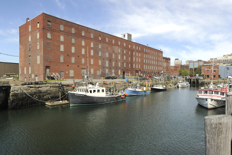 Waterfront Maine, the company that owns the Cumberland Self Storage building which juts into Portland Harbor, has proposed turning the former Cumberland Cold Storage into an office building, which would become the headquarters for Pierce Atwood, Portland's biggest law firm.