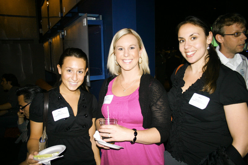 Abby Finger of Broadreach Public Relations, Jessica Burbank of Gorham Savings Bank and Kate Bachman of Broadreach Public Relations.