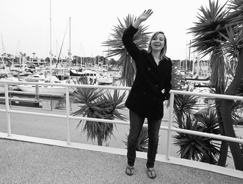 Rescued sailor Abby Sunderland, 16, poses for photos after a news conference in Marina Del Rey, Calif., on Tuesday.