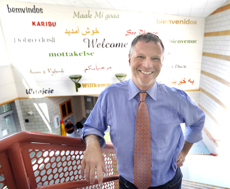 David Galin, seen here at East End Community School, is the new chief academic officer for the Portland schools. He will be Superintendent Jim Morse's point person in developing systemwide curriculum and assessment practices.