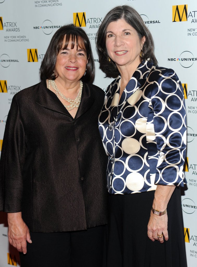 Ina Garten, left, with Anna Quindlen