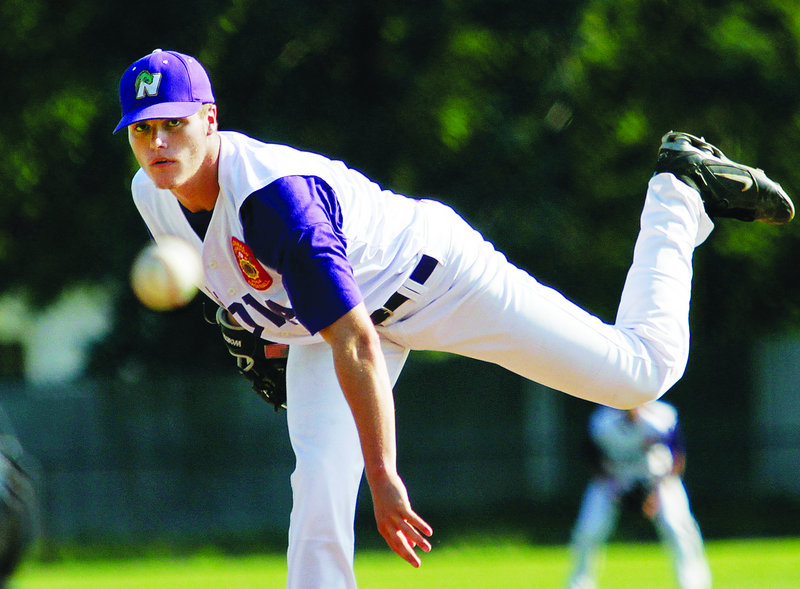Nick DiBiase of Nova Seafood was the winning pitcher Thursday, allowing two hits and no runs through six innings against Libby-Mitchell before running into trouble in the late innings. Nova Seafood won the Zone 4 title and will play in the American Legion state tournament next week.
