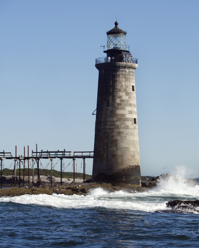 Ram Island Ledge Light has helped mark the main channel to Portland Harbor since 1905.