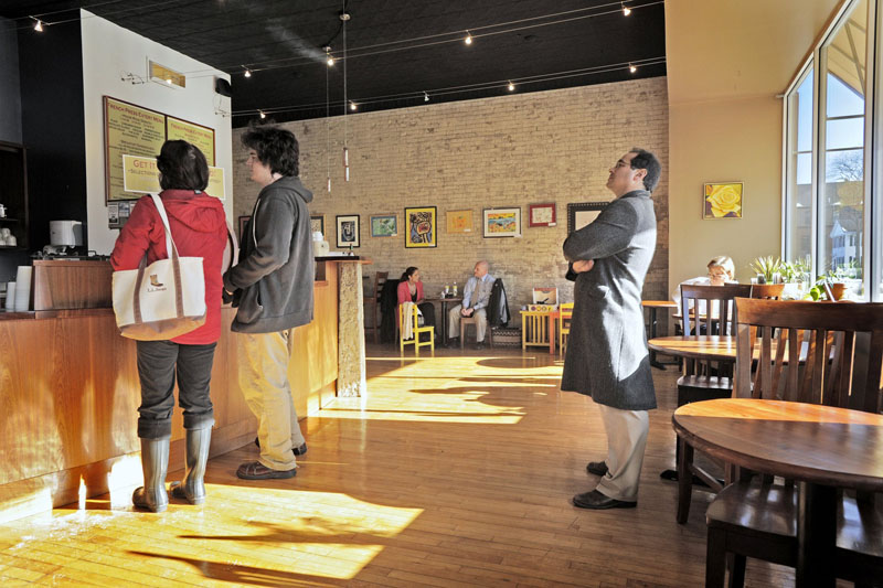 The French Press Eatery on Main Street in Westbrook, in a January 2010 file photo.