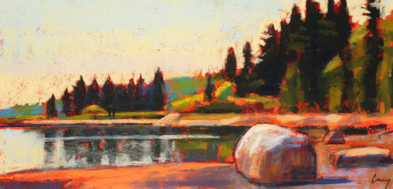 Tom Curry, “Stillness,” pastel