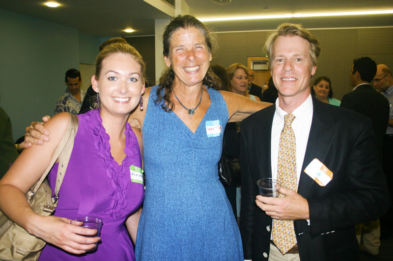 Alisia Leavitt of Phippsburg, Becky Tuttle of Dover, N.H., and David Shaskan of Portland