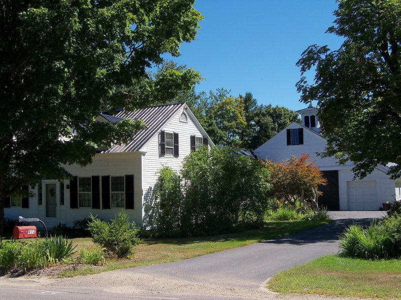 The home where Phoebe Beech grew up still stands on Route 107, across from Adams Pond in Bridgton.