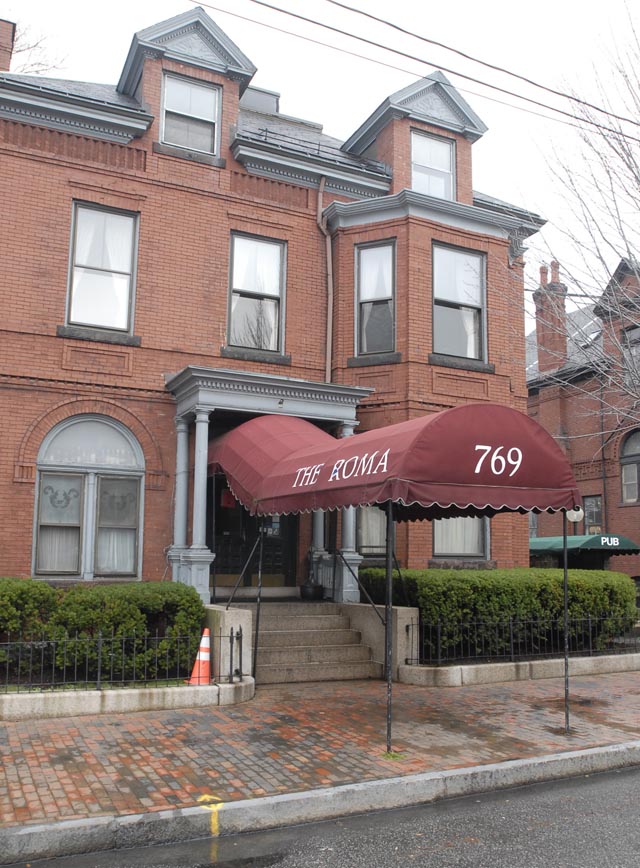 Roxanne Quimby plans an artists colony for the former Roma Cafe building at 769 Congress St. in Portland.