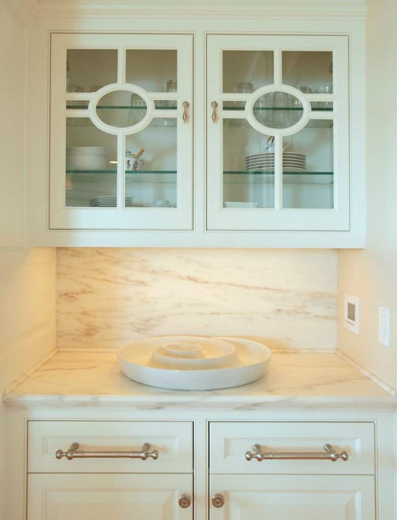 Cabinet details from Julie Emerson's kitchen.