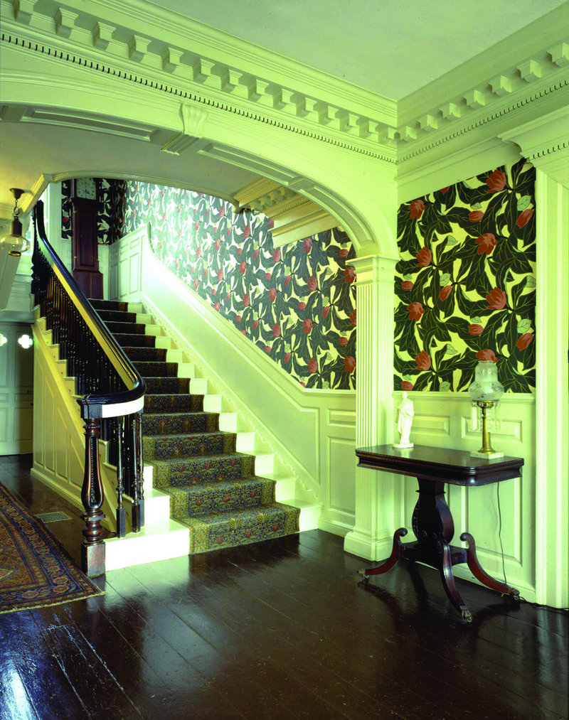 An interior shot of the Sarah Orne Jewett House in South Berwick. The house is open to visitors through Oct. 15, one of a number of Historic New England homes that remain so into the autumn months.