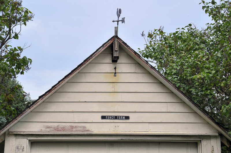 The Fancy Farm in Scarborough is showing its age, with faded paint, loose roof shingles and broken barn windowpanes. The farmland is especially suited for vegetables, but it also could be used for fruit, flowers, eggs, chickens and other animals.
