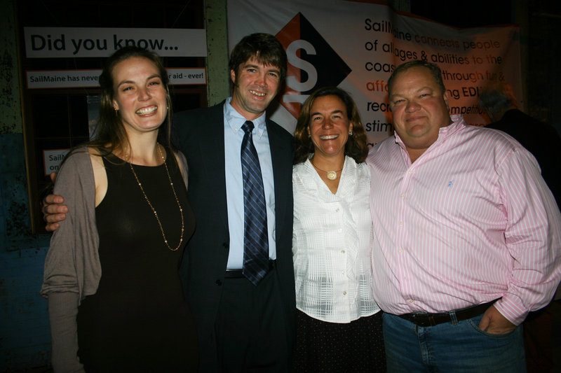 Christina Cumming, executive director Jeff Cumming, Maggie Robinson, and board president Chris Robinson.