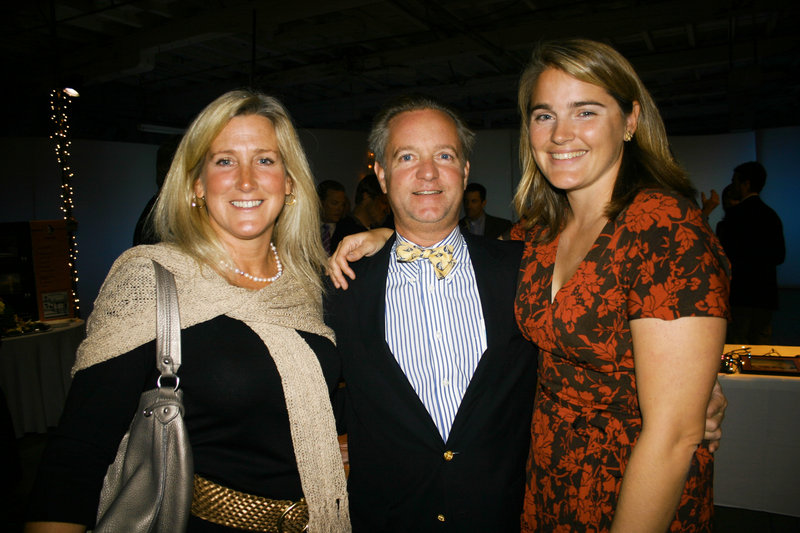 Hilary and Tony Jessen of South Freeport and Emily Kalkstein, who serves on the advisory committee and the party committee.