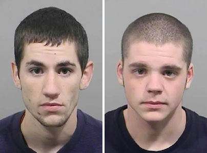 Aaron Lusk, left, and Matthew Cogswell