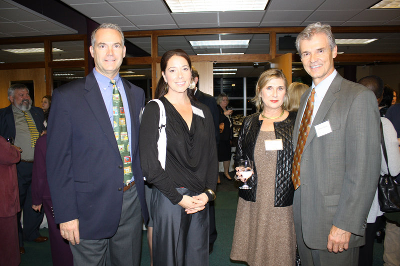 Ed McKersie, who serves on the USM Foundation board and is president of Pro Search Inc., Melissa McKersie, Denise Novotny Dubyak and Michael Dubyak, who chairs the USM Board of Visitors and is CEO of Wright Express.