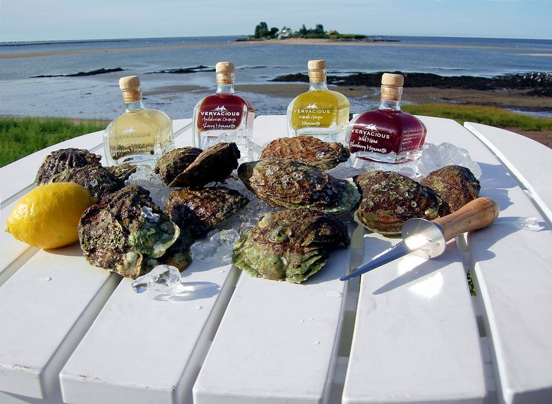 Vervacious carries a line of oyster mignonettes in several intriguing flavors: Andalusian orange sherry, wasabi ginger, grains of paradise, Belon green peppercorn and wild Maine blueberry. The mignonettes are available at the Vervacious store at 227 Commercial St. or online at shop.vervacious.com.