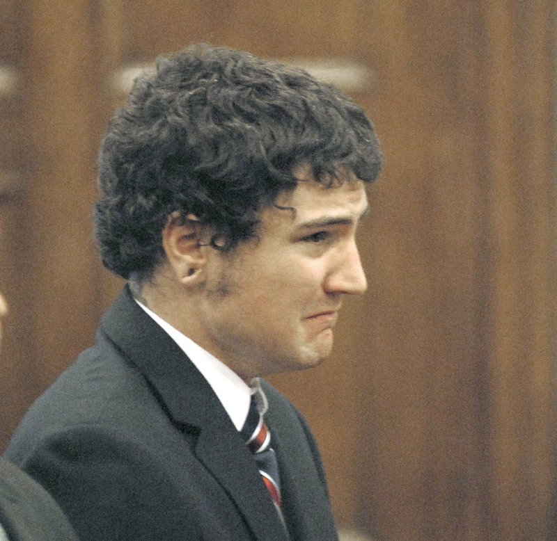 Chad Gurney is arraigned on Sept. 3, 2009, in Cumberland County Superior Court in Portland, charged with the murder of 18-year-old Zoe Sarnacki in Portland. Because he has waived a trial by jury, his legal fate now rests solely with Justice Roland Cole.