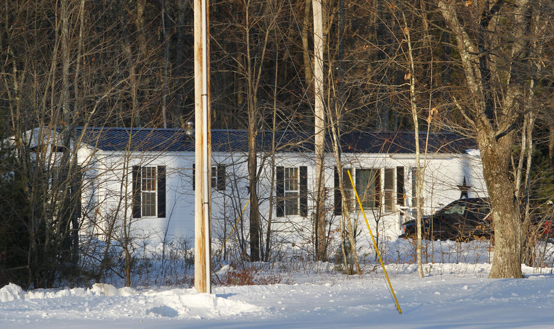 A Sanford man was shot and killed by a sheriff's deputy at this house on Faucher's Lane in Lyman on Saturday.