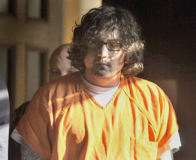 Chad Gurney enters the courtroom Thursday. While traveling in 2005 with his lacrosse team at Liberty University in Virginia, he suffered injuries, including one to his brain, that required 27 surgeries