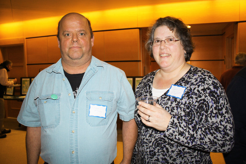 Volunteer Appreciation Award winner Darren McLellan and his wife, Pam McLellan