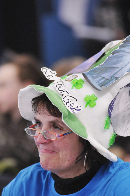 Judge Mary Waterhouse of Acton looks on during the Le Tour Guide portion of the tournament Saturday.