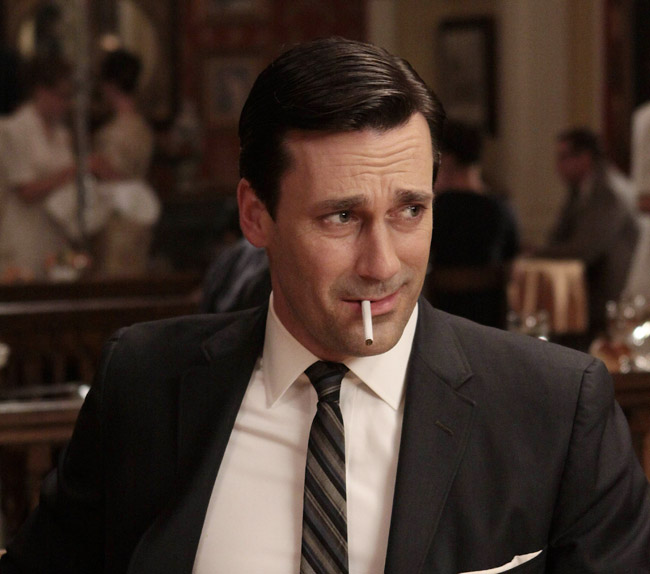 Jon Hamm portrays Don Draper in the AMC series "Mad Men."