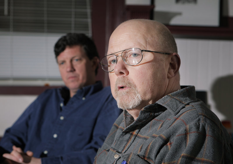 Gov. LePage’s proposed budget includes a $4.5 million cut for substance abuse programs, including the residential program at Serenity House in Portland. Current client Ralph Johnson, above right, said “This is the first time I’ve felt confident ...”