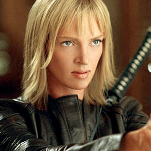 Sword-wielding Uma Thurman was bent on revenge in Quentin Tarrantino's "Kill Bill" movies.