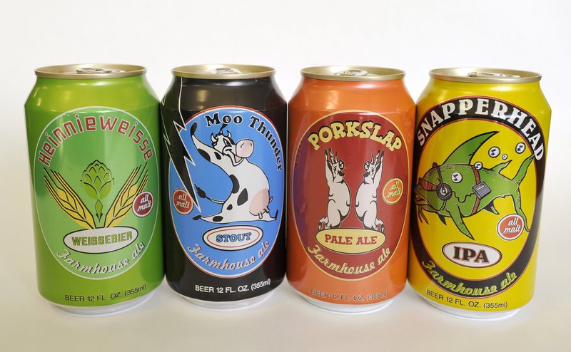 Butternuts Beer & Ale Co. sells in cans to help keep the price down. A 12-pack of three each of the company's four brands recently sold for $14.97.