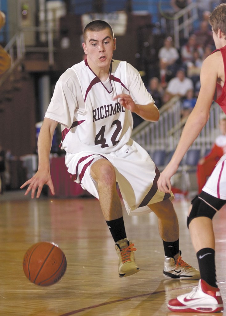 IN THE HUNT: Senior guard Thomas Carter and the Richmond boys basketball team will face Eastern Maine champion Central Aroostook in the Class D boys basketball state championship game at 2:45 p.m. today. The Bobcats are playing in their fourth straight state title game.