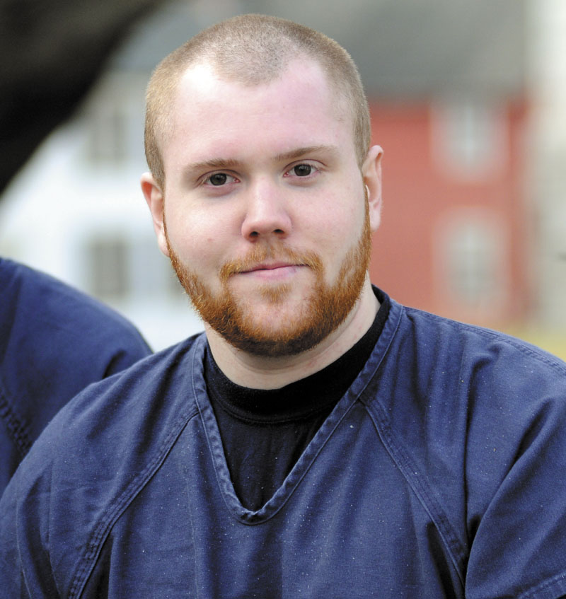 Paul W. Biester walks to court for a sentencing hearing Monday at Kennebec County Superior Court in Augusta.