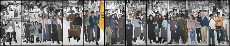 Judy Taylor's labor mural