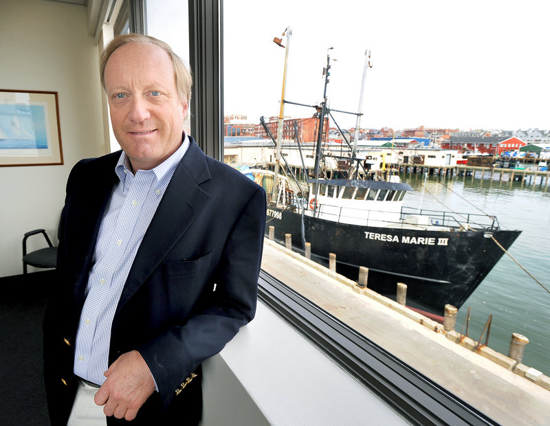 Nat Henshaw, CEI Ventures' managing director, is shown at his office in Portland.