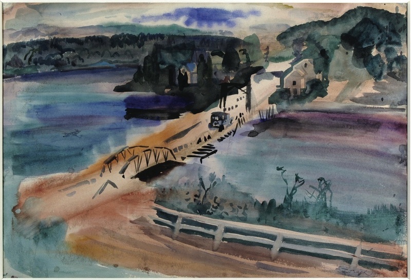 William Zorach’s “Road to Georgetown,” above, and Marsden Hartley’s “Two Shells” are among the works on display in “Maine Moderns: Art in Seguinland, 1900-1940.” The exhibition runs through Sept. 11 at the Portland Museum of Art.