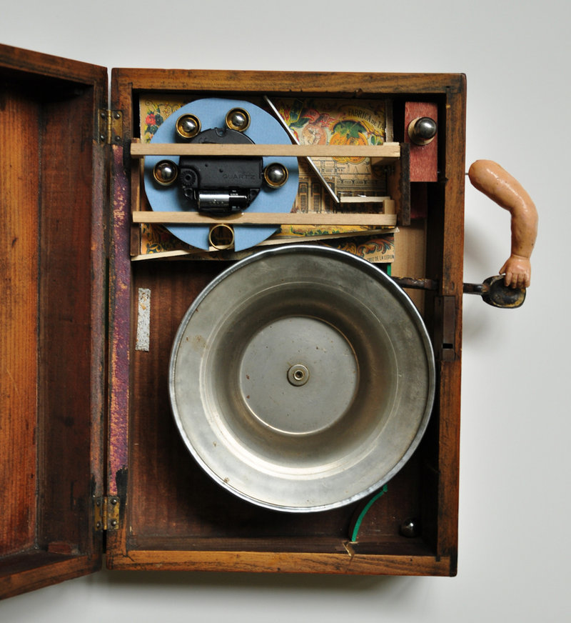 Sundial Chime Mechanisms by David Matson, at Door #2, 134 Maine St. in Brunswick.