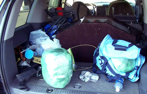 Agents seized 21 pounds of marijuana in two large bundles wrapped in plastic from the SUV that Christoper Luce was driving.