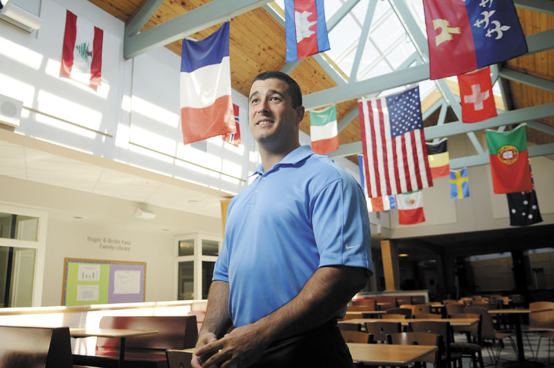 Chad Strout is the school reintegration officer for Cony High/Middle Schools in Augusta, where he monitors truants and works with them to help keep them in school.