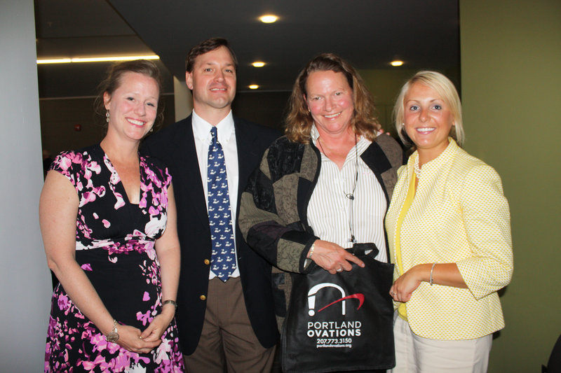 Executive Director Aimee Petrin, Marketing Director Chip Kibort, board member Mary Noyes and board member April Ylvisaker.